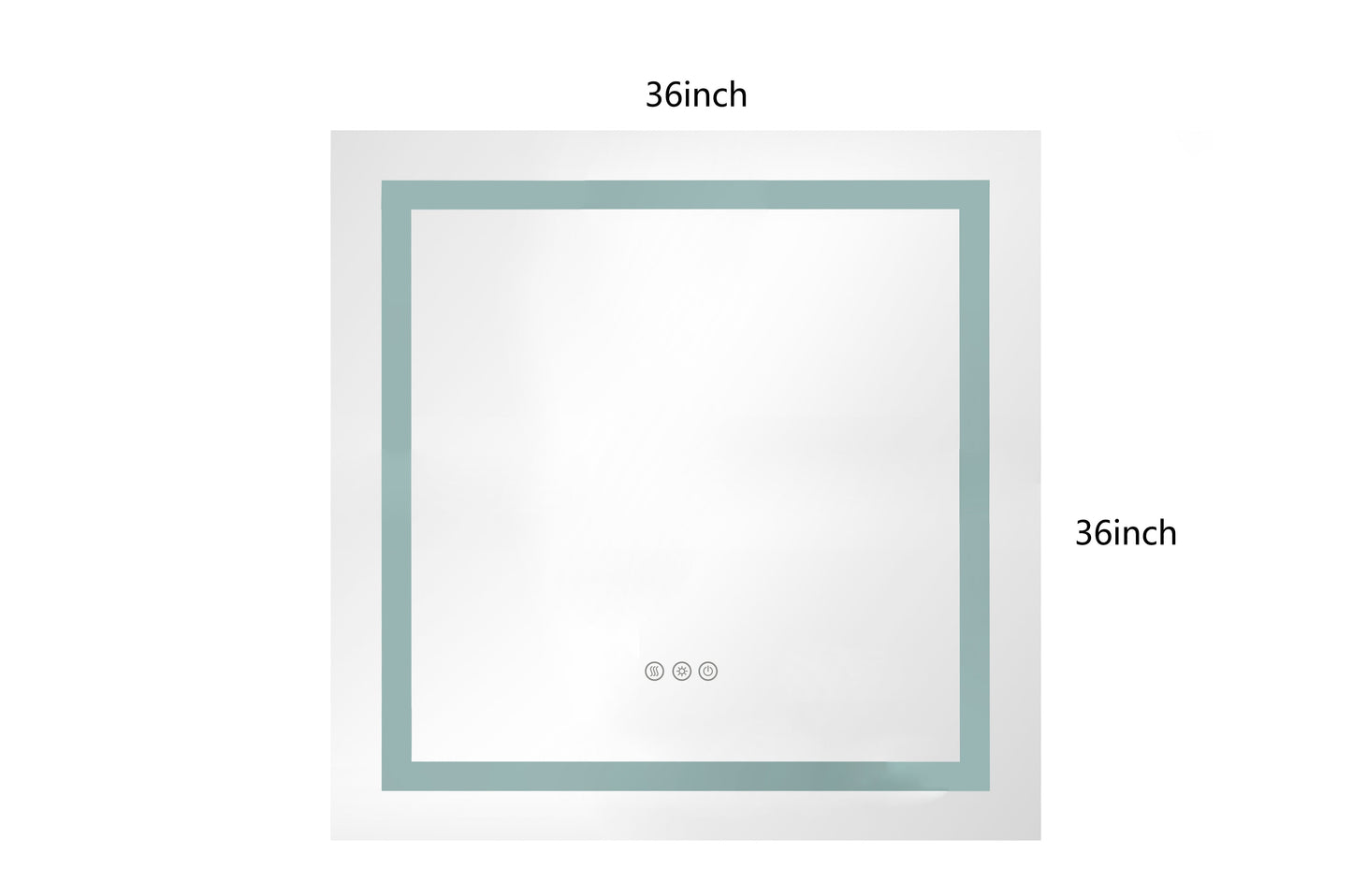 36 x 36 Inch LED Bathroom Mirror