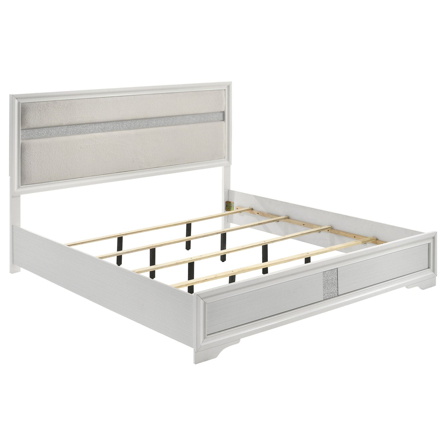Miranda 4-piece Eastern King Bedroom Set White