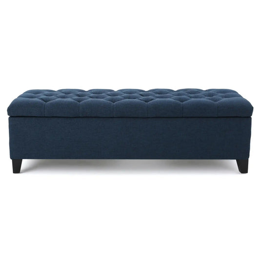 Glouster Contemporary Storage Ottoman with Button Tufted Design