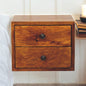 Solid Wood Solis Chestnut Wall-Mounted Nightstand