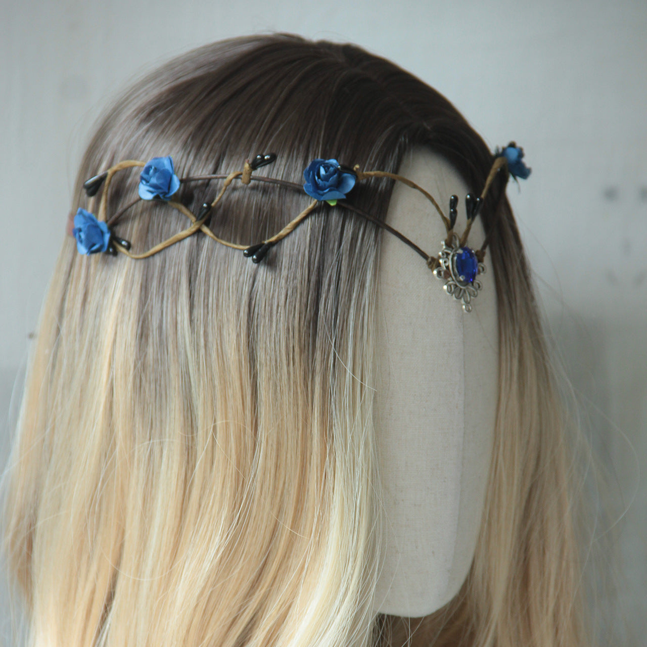 Leaf Water Drop Headband Female Elf Fairy Headdress