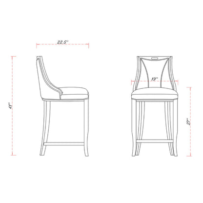 Emperor - Barstool - White