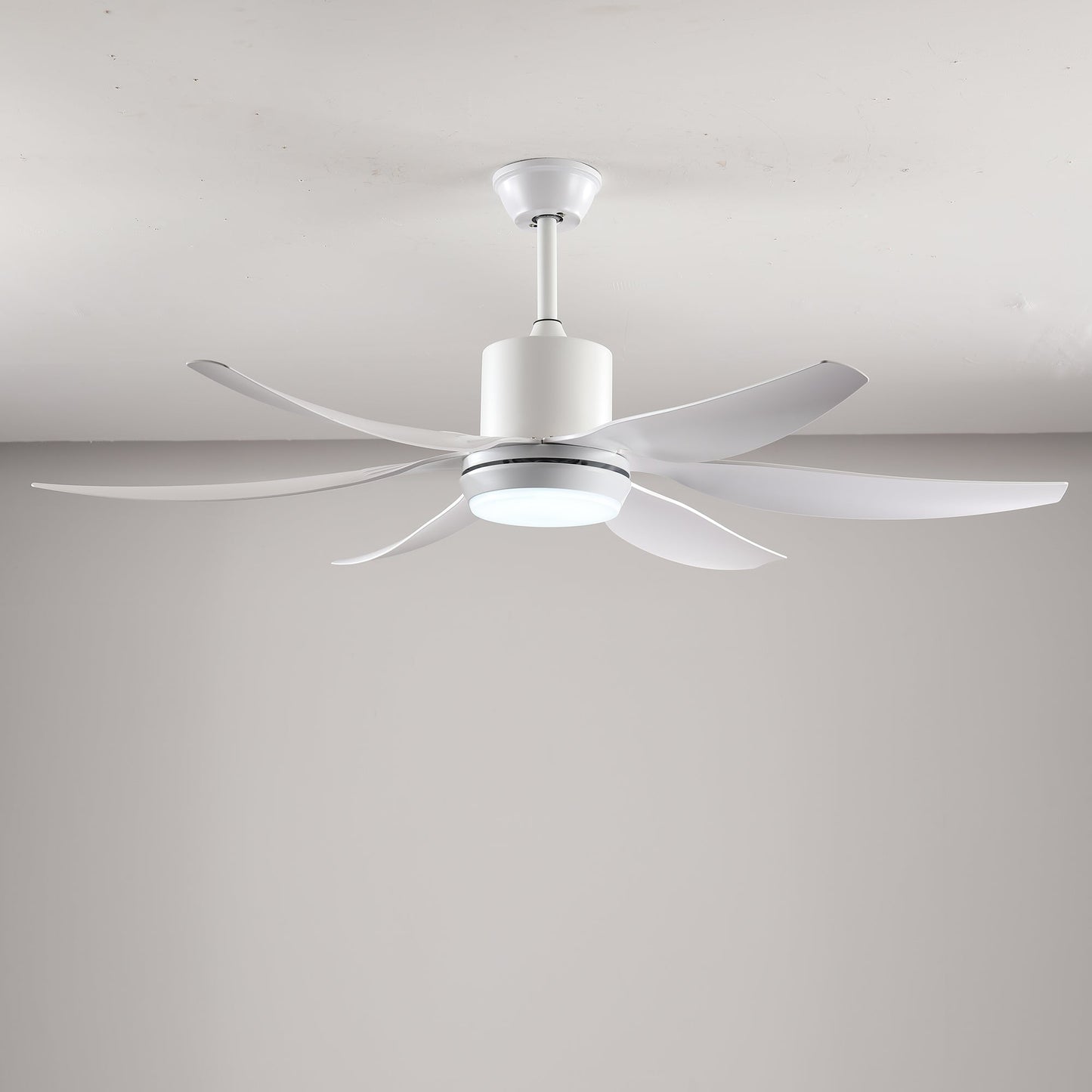 6 PCS ABS Blades 56" Ceiling Fan With Light Kit
