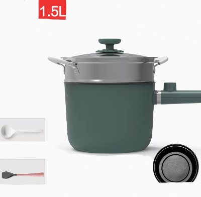 Mini Electric Hot Pot for Portable Cooking - Compact Plug-in Household Cooker