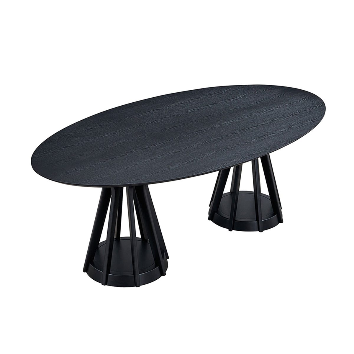 Modern Dining Table Set of 7: 1 Table + 6 Chairs
