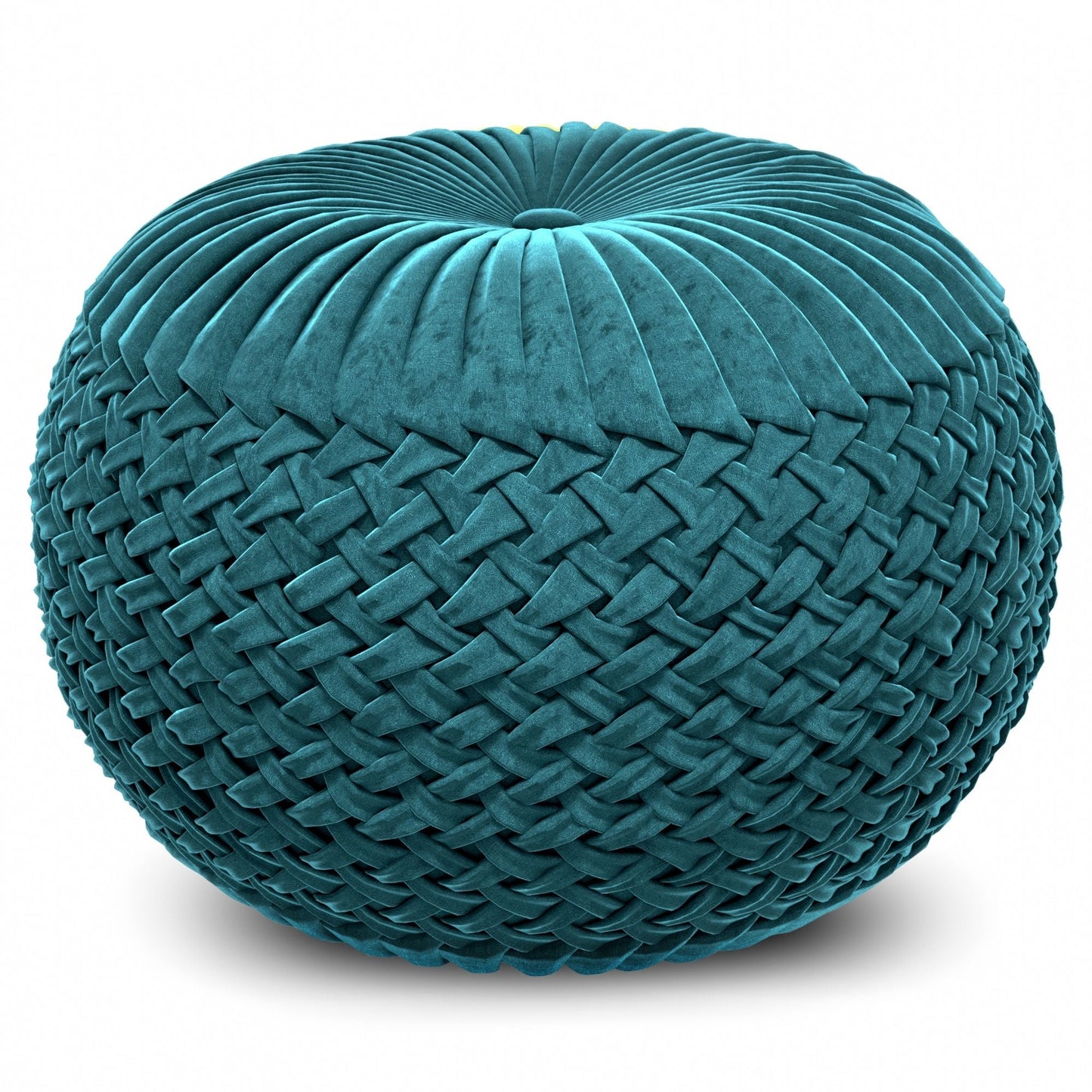 Grafton - Handcrafted Round Pouf