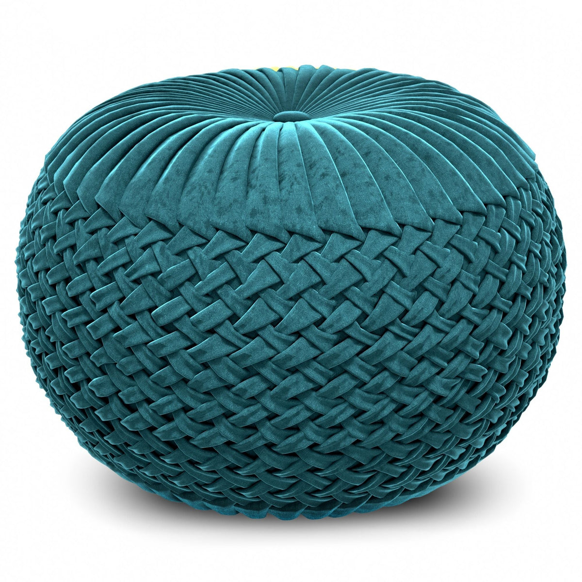 Grafton - Handcrafted Round Pouf