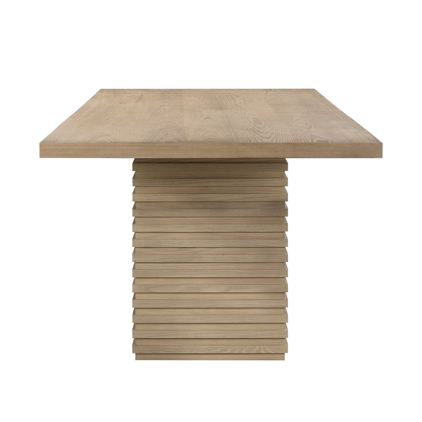 95-Inch Dining Table in Light Ash
