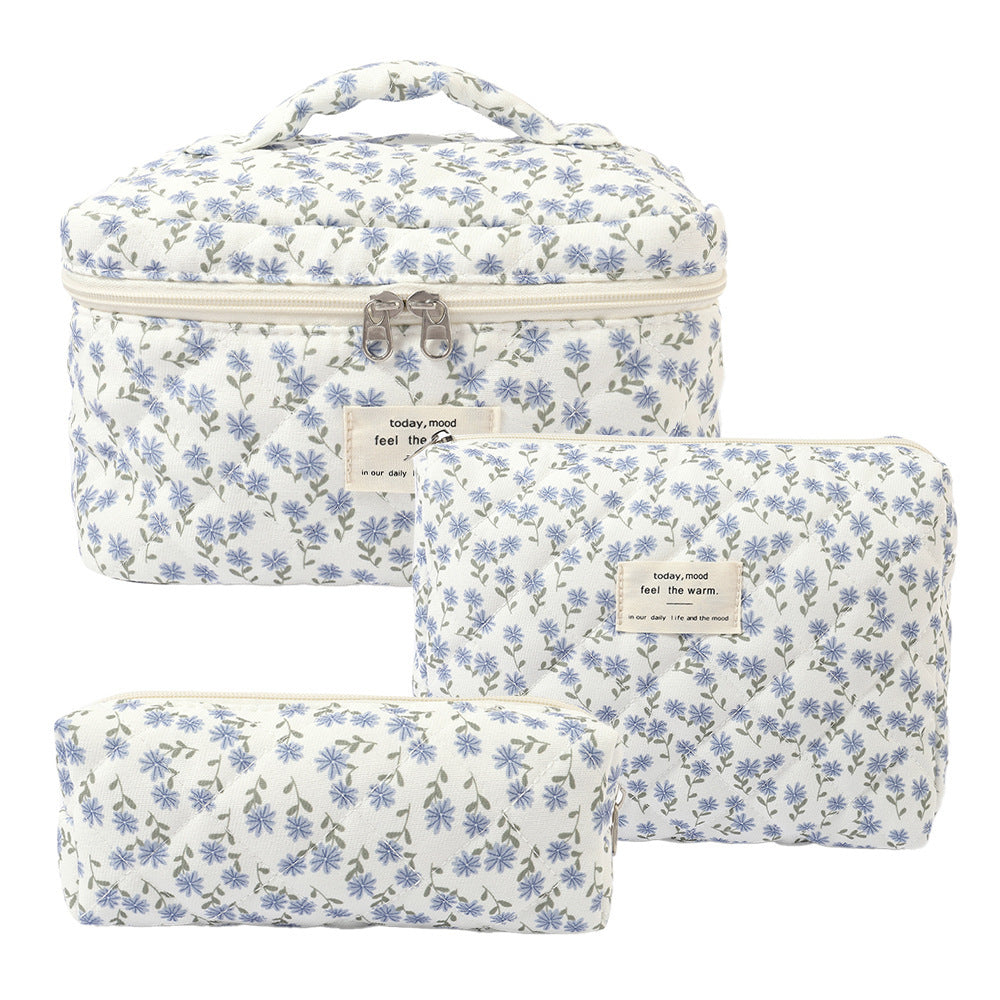 Floral Home Storage Cosmetic Bag