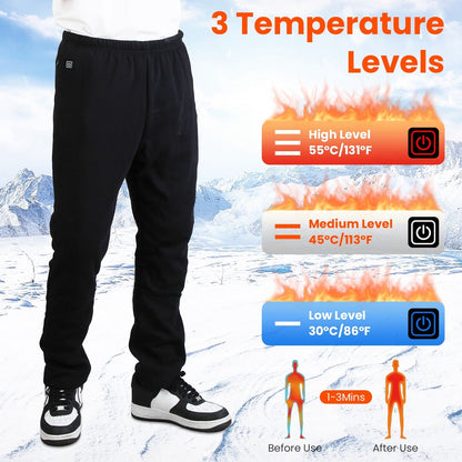 Winter Heated Pants for Men & Women | 12 Zones USB Powered with 3 Heat Levels