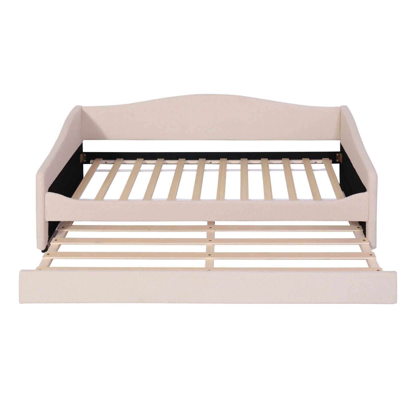 Design Upholstered Daybed With Light and Trundle