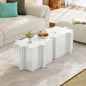 3-Piece Artistic Puzzle Table Set