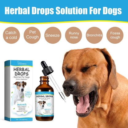 Yegbong Pet Cough Herbal Drops Pet Body Discomfort Care For Pet Cough And Runny Nose