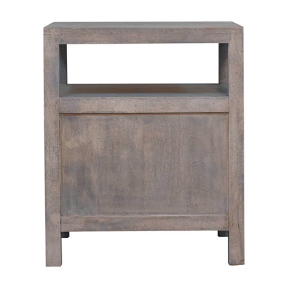 Acid Wash 2-Drawer Open Bedside Table