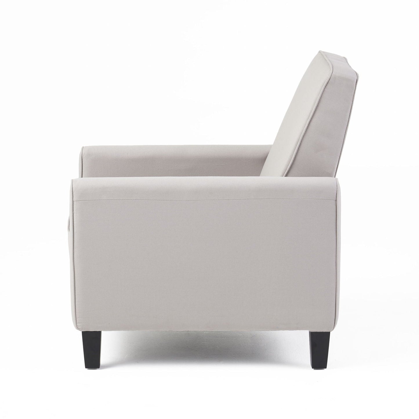 Upholstered Push Back Recliner Chair For Living Room