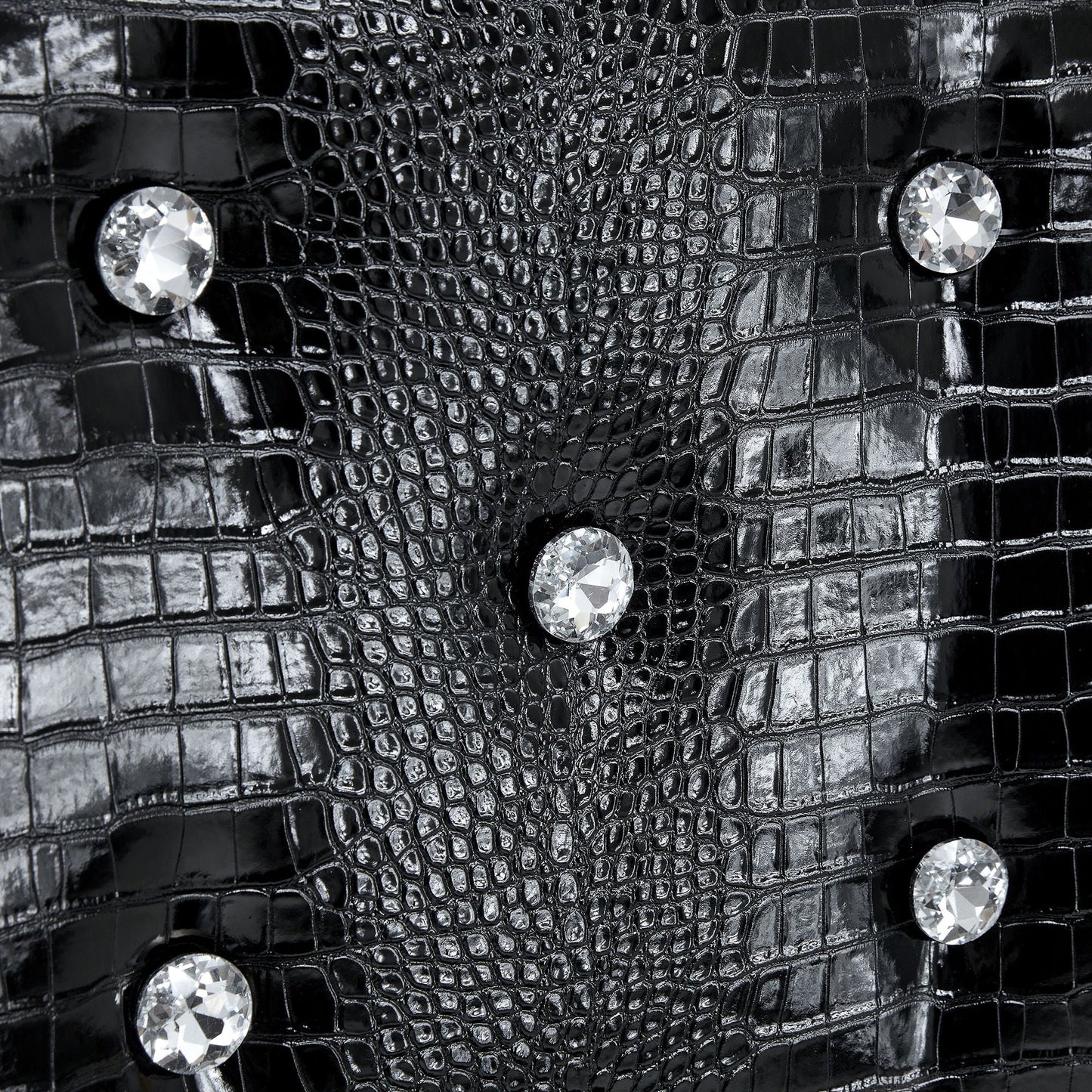 Alligator Skin Upholstered Dining Chairs