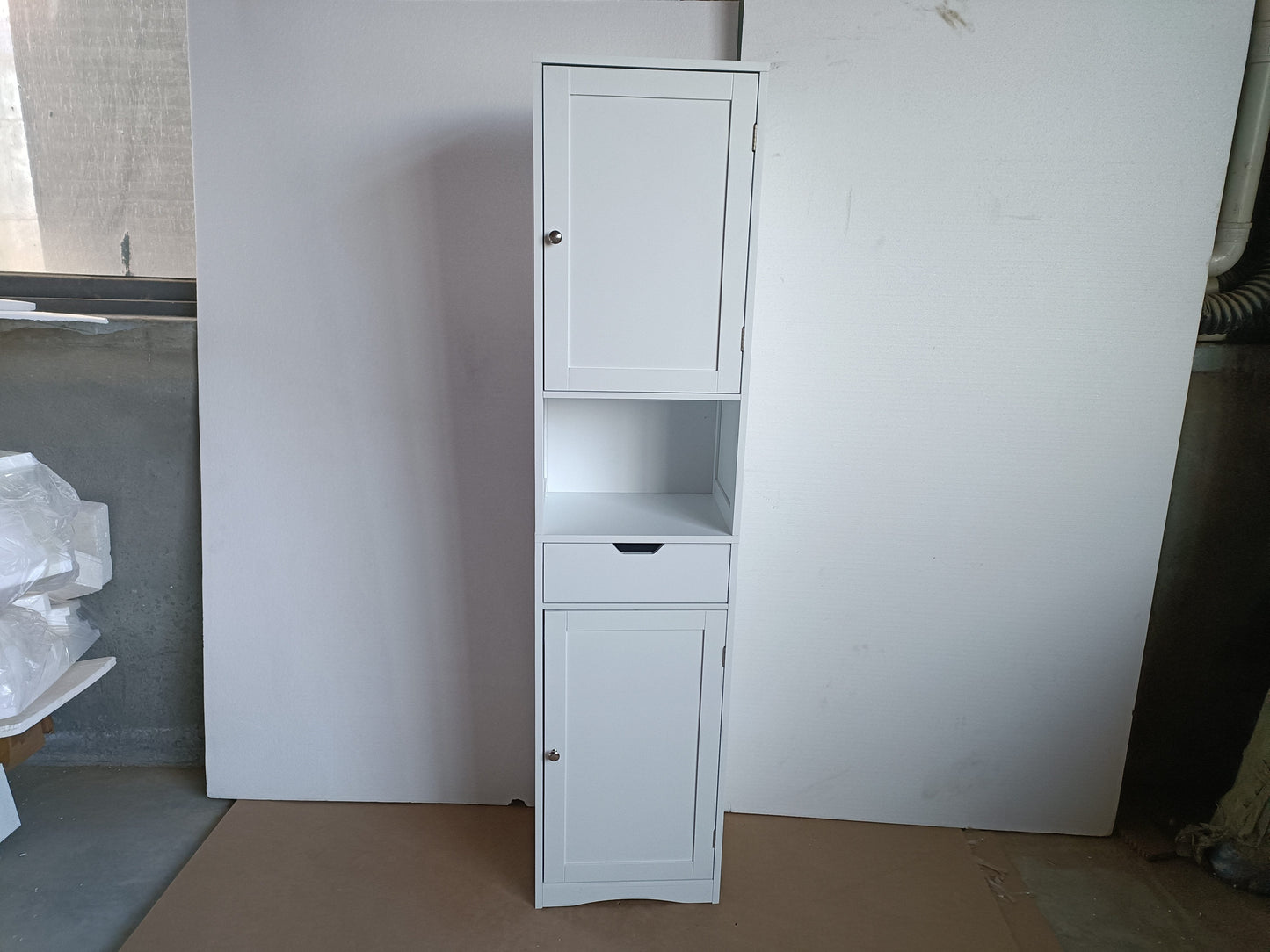 67" Tall Bathroom Cabinet with 2 Doors & 1 Drawer