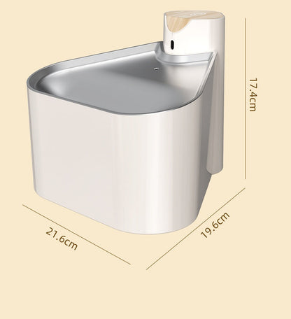 Smart Sensor Wireless Circulating Filtered Pet Water Fountain