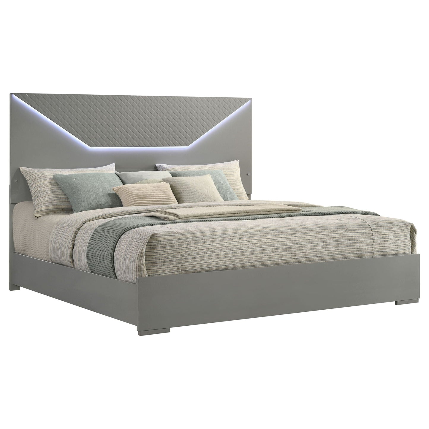 Pierce - Panel Bed LED Headboard