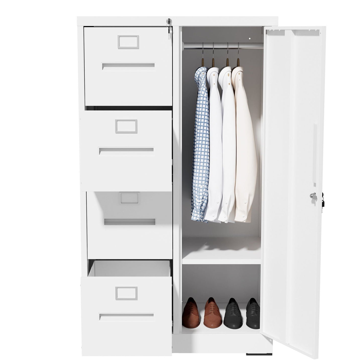 Storage Vertical Filing Cabinet With Lock