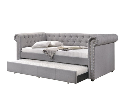 Justice Twin Daybed With Trundle - Smoke Gray