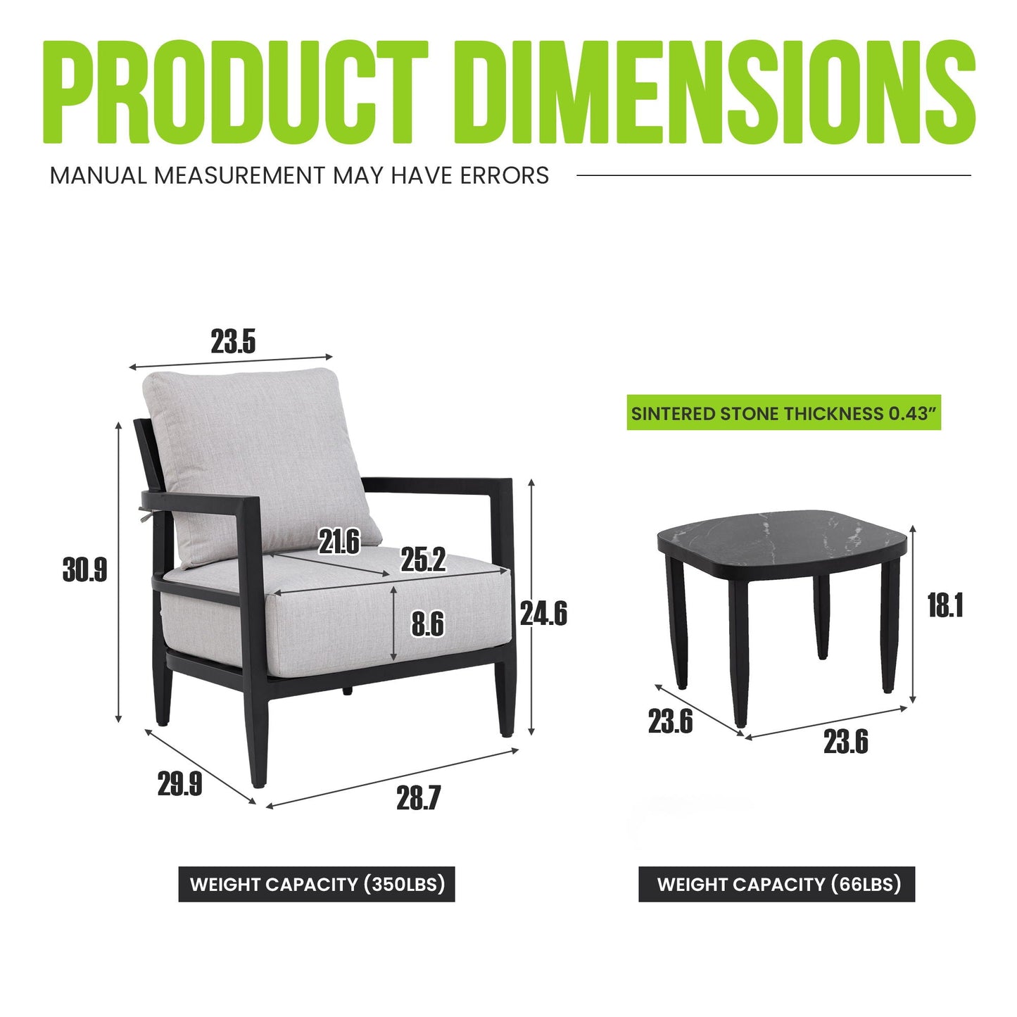 Outdoor Patio Furniture Set