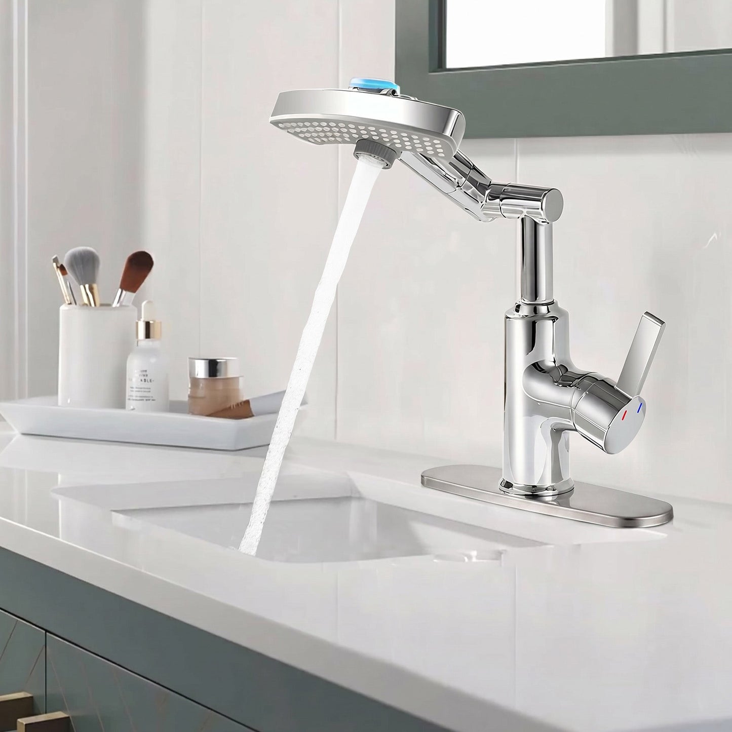 LED Temperature Display Bathroom Faucet with Digital Screen