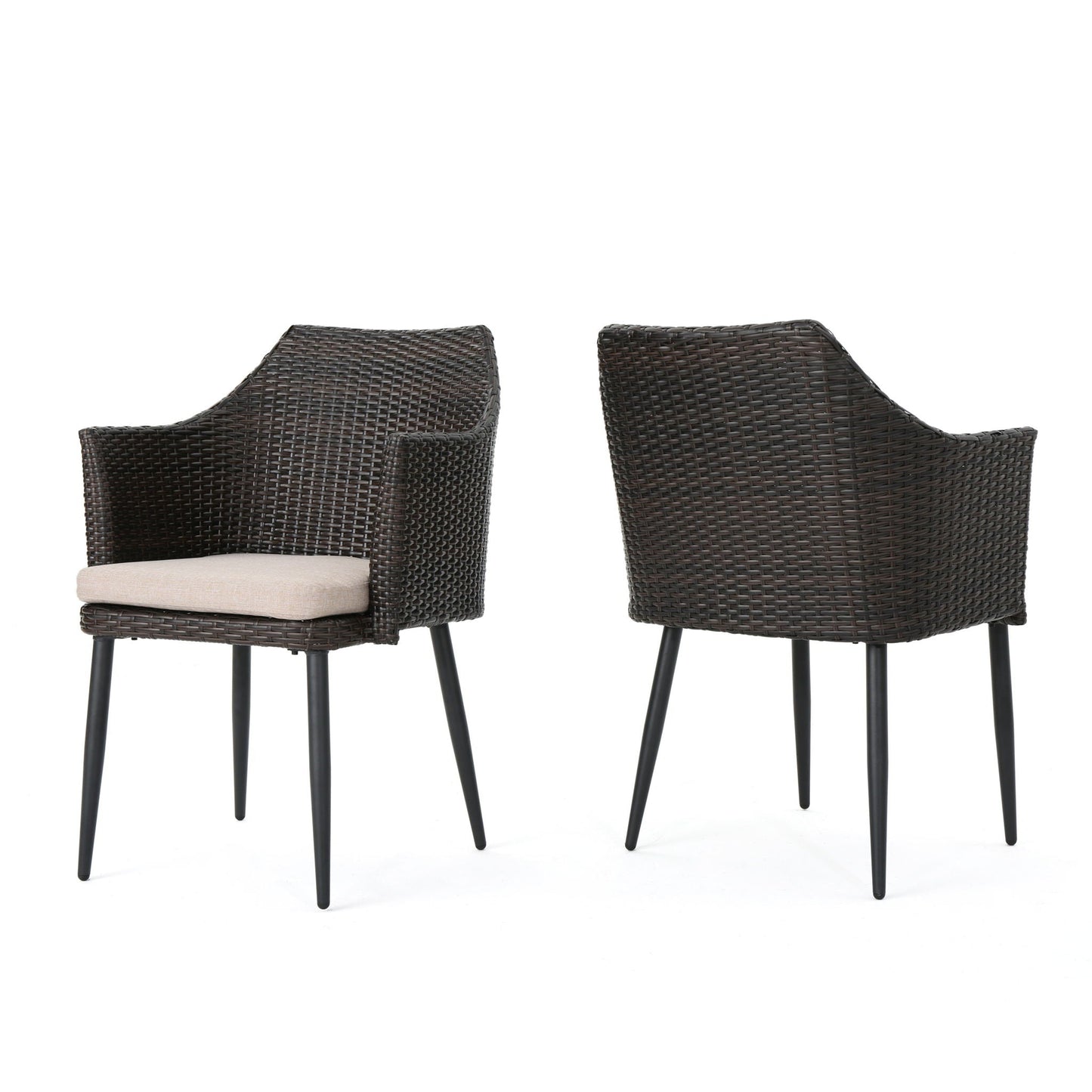 Kenneth Outdoor Dining Chair Set of 2