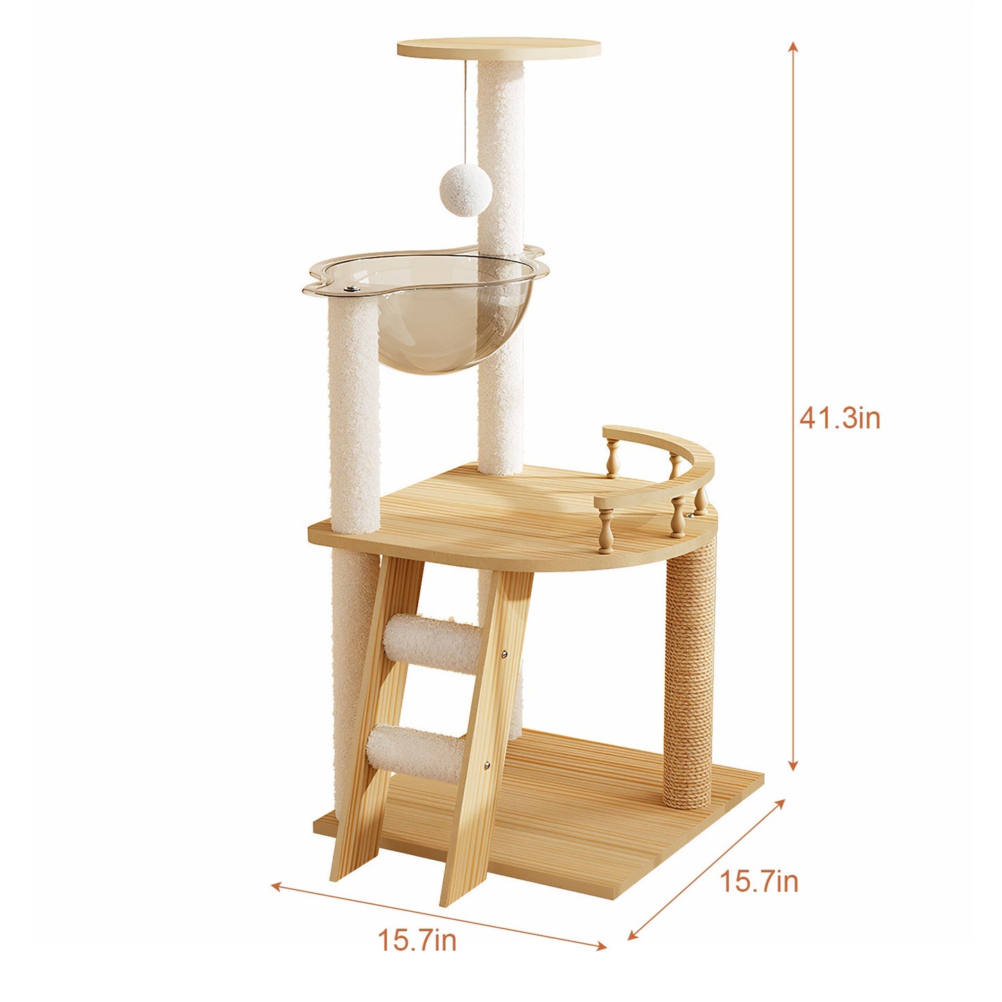 41.3" Modern Cat Tower