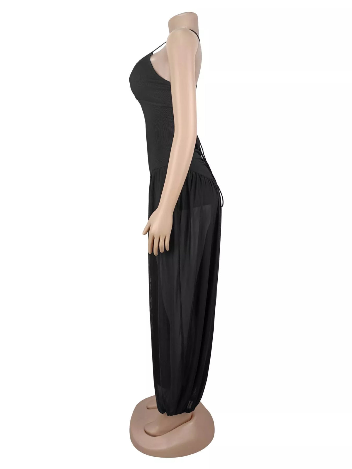 Spaghetti Strap Wide-Leg Jumpsuit