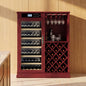 69 Bottles Wood Wine Refrigerator Cabinet