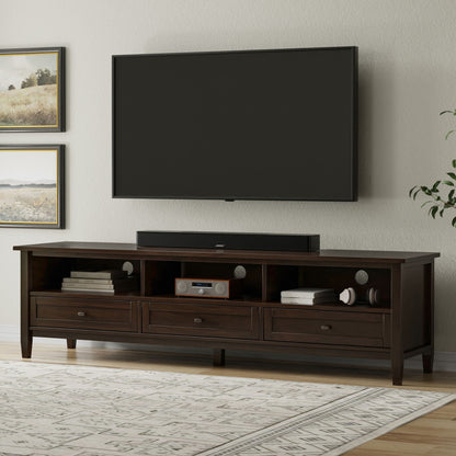 Warm Shaker - Handcrafted Low TV Media Stand