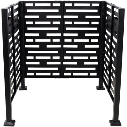 3.5x3.5FT Metal Air Conditioner Privacy Fence with Planter Boxes