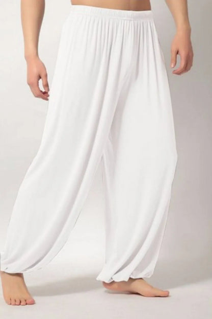 Men's Full Size Elastic Waist Pants Plus Size