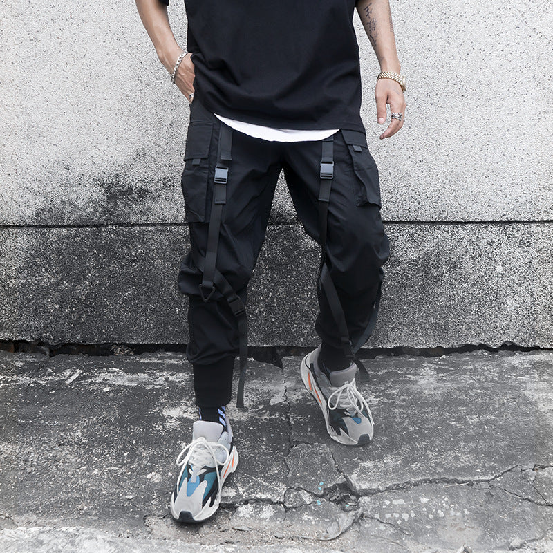 Men's Fashionable Pocketed Cargo Jogger Pants