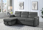 Ivy - Reversible Sleeper Sectional Sofa With Storage Chaise And Side Pocket