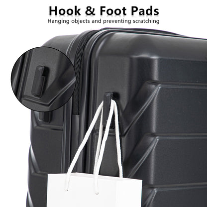 3 Pieces Set 20" / 24" / 28" Spinner Wheel Luggage With Combination Lock