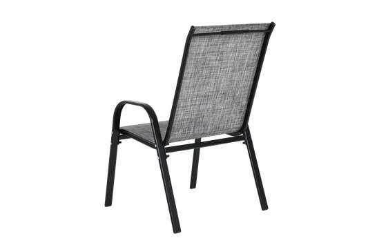 8 Piece Patio Chairs with Breathable Textilene Fabric