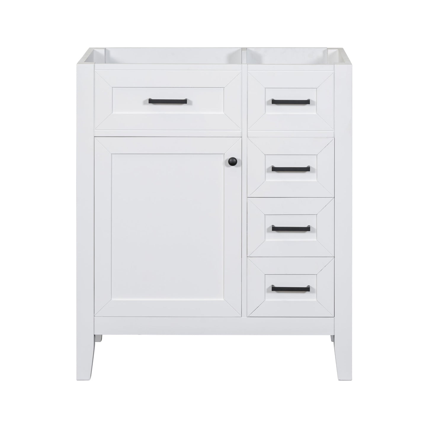 30" Bathroom Vanity Cabinet Base Without Sink