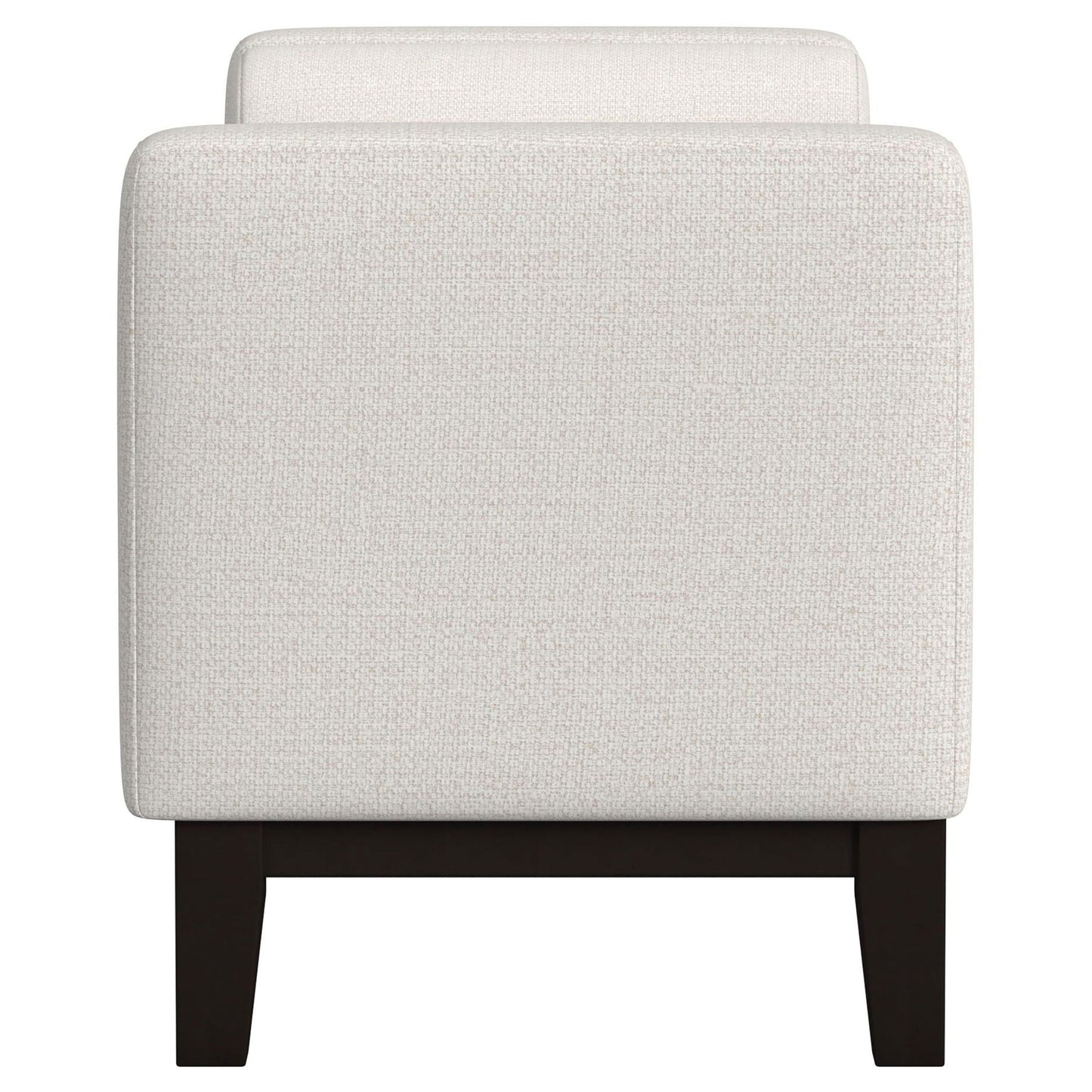 Thomas - Raised Arm Accent Bench - Ivory