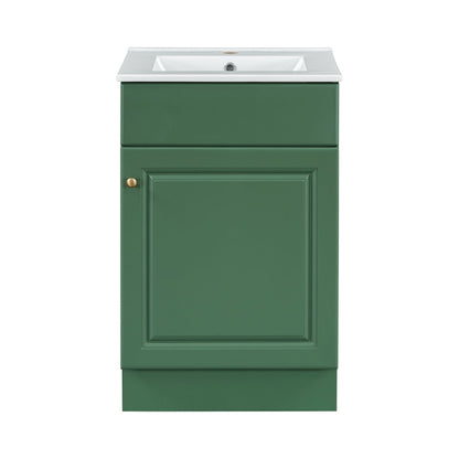 Bathroom Vanity With Sink, Cabinet With Adjustable Shelf