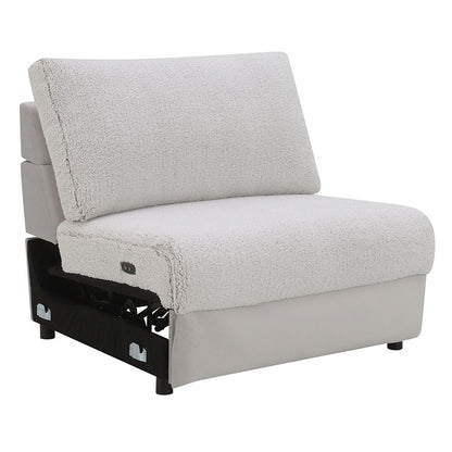 Tarrance - Modular Power Armless Recliner - Gray