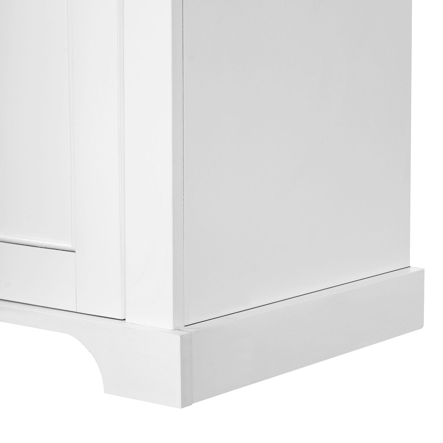 Bathroom Storage Cabinet, Adjustable Shelves & Drawer, Freestanding Tower