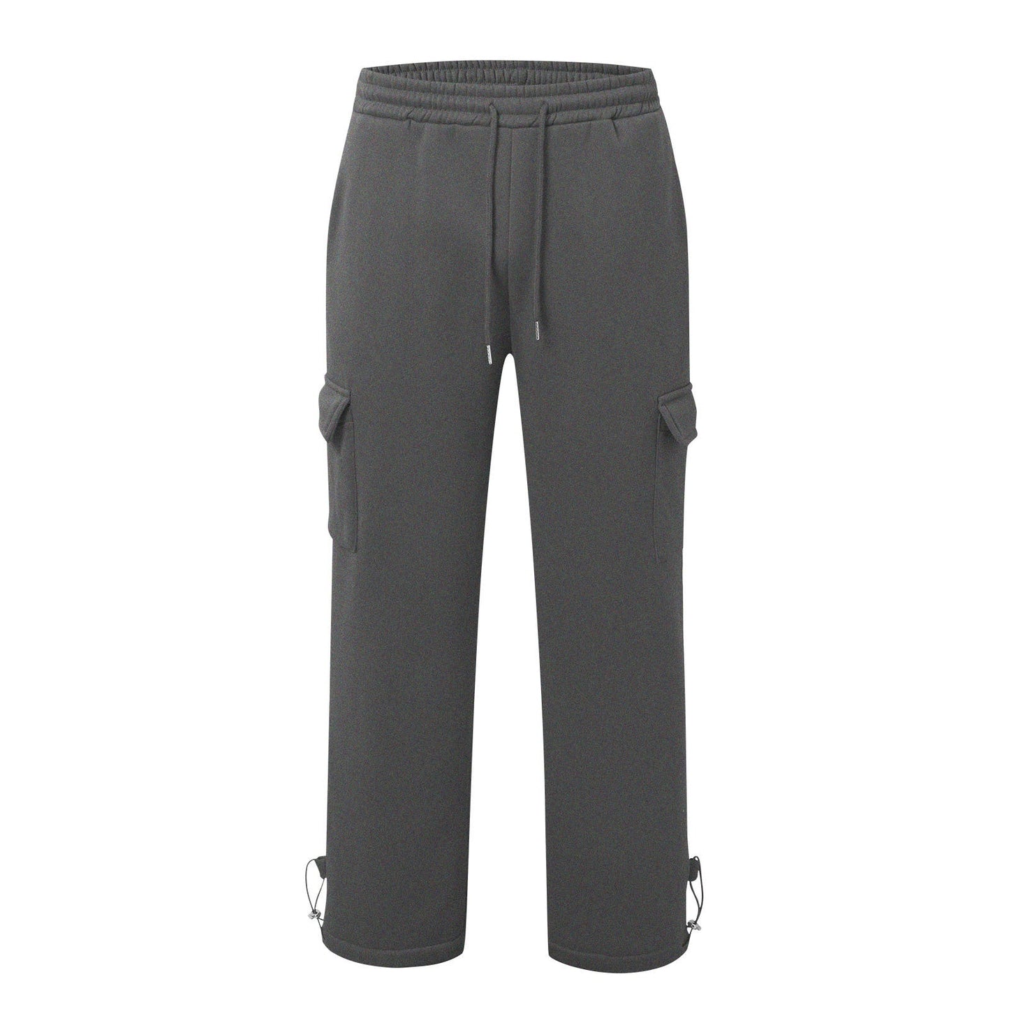 Ankle-Tightening Loose Sweatpants With Multiple Pockets And Drawstrings
