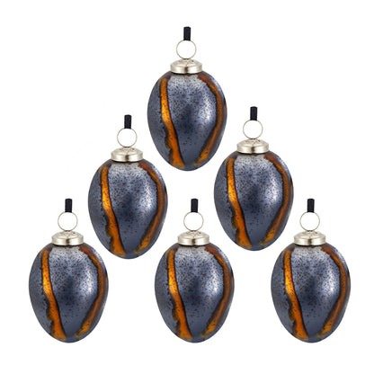 Christmas Ball Ornaments, Decorative Hanging Ball Christmas Tree Ornaments, For Holiday Party Decorations (Set of 6)