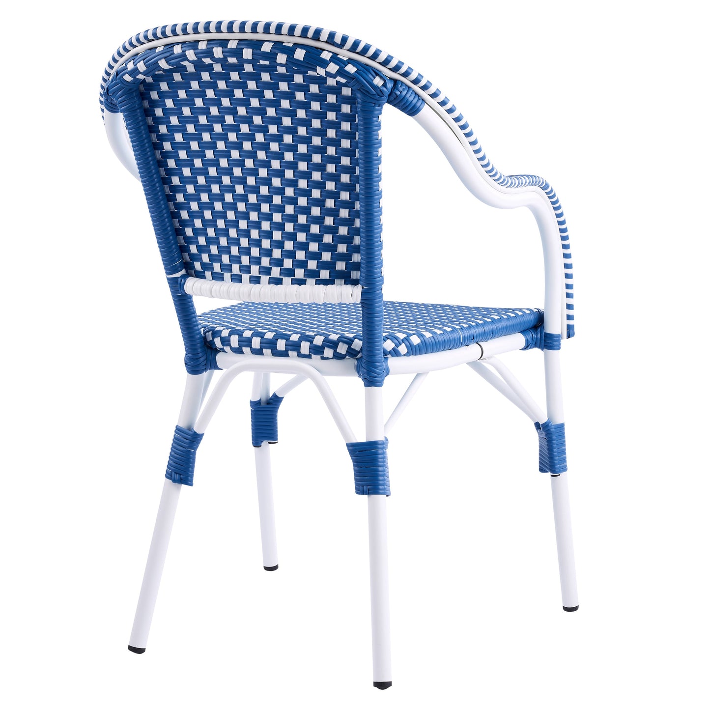 Outdoor Bistro Chairs with Aluminum Frame, Set of 2