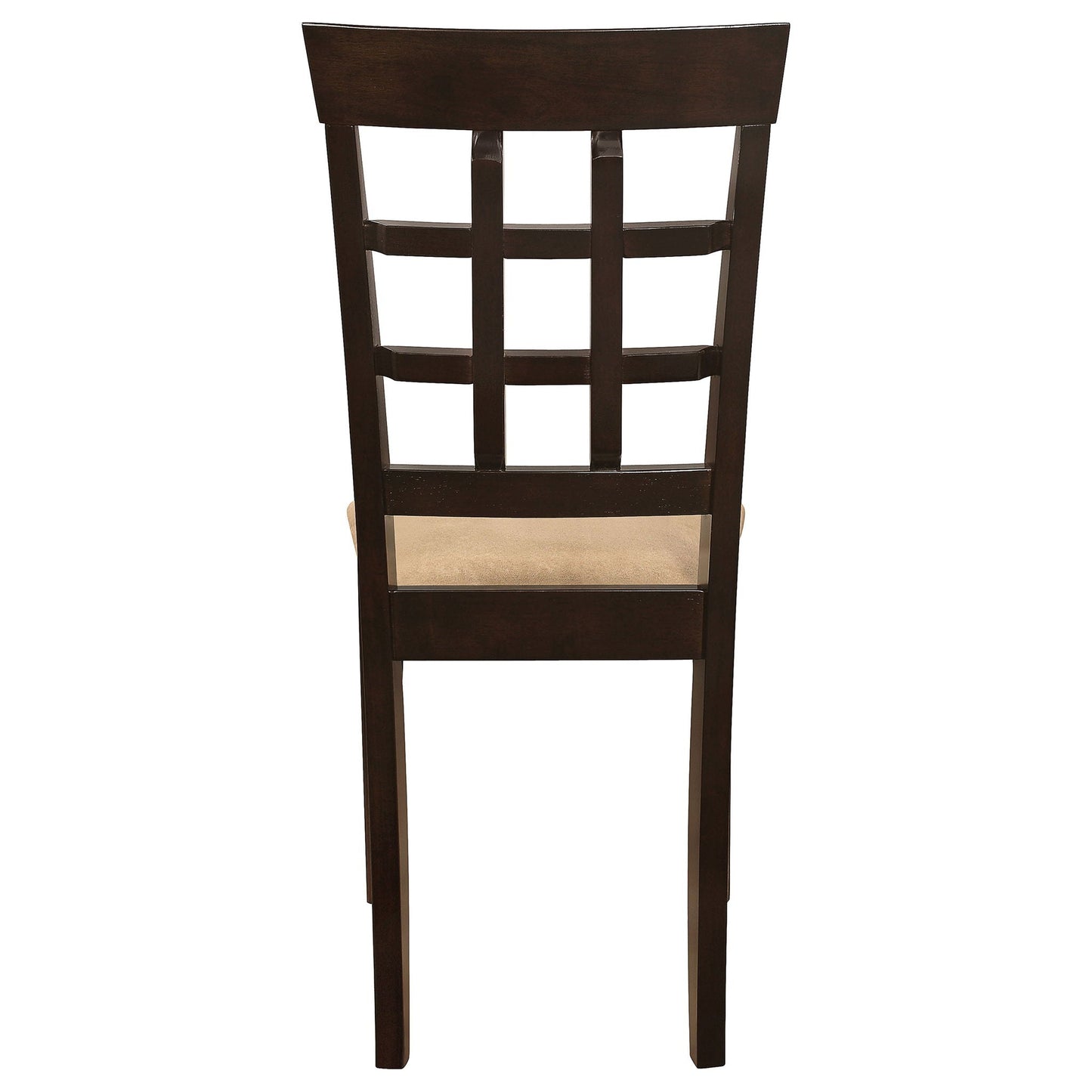 Lattice Back Dining Chair (Set of 2) - Brown