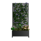 Metal Planter Box with Trellis