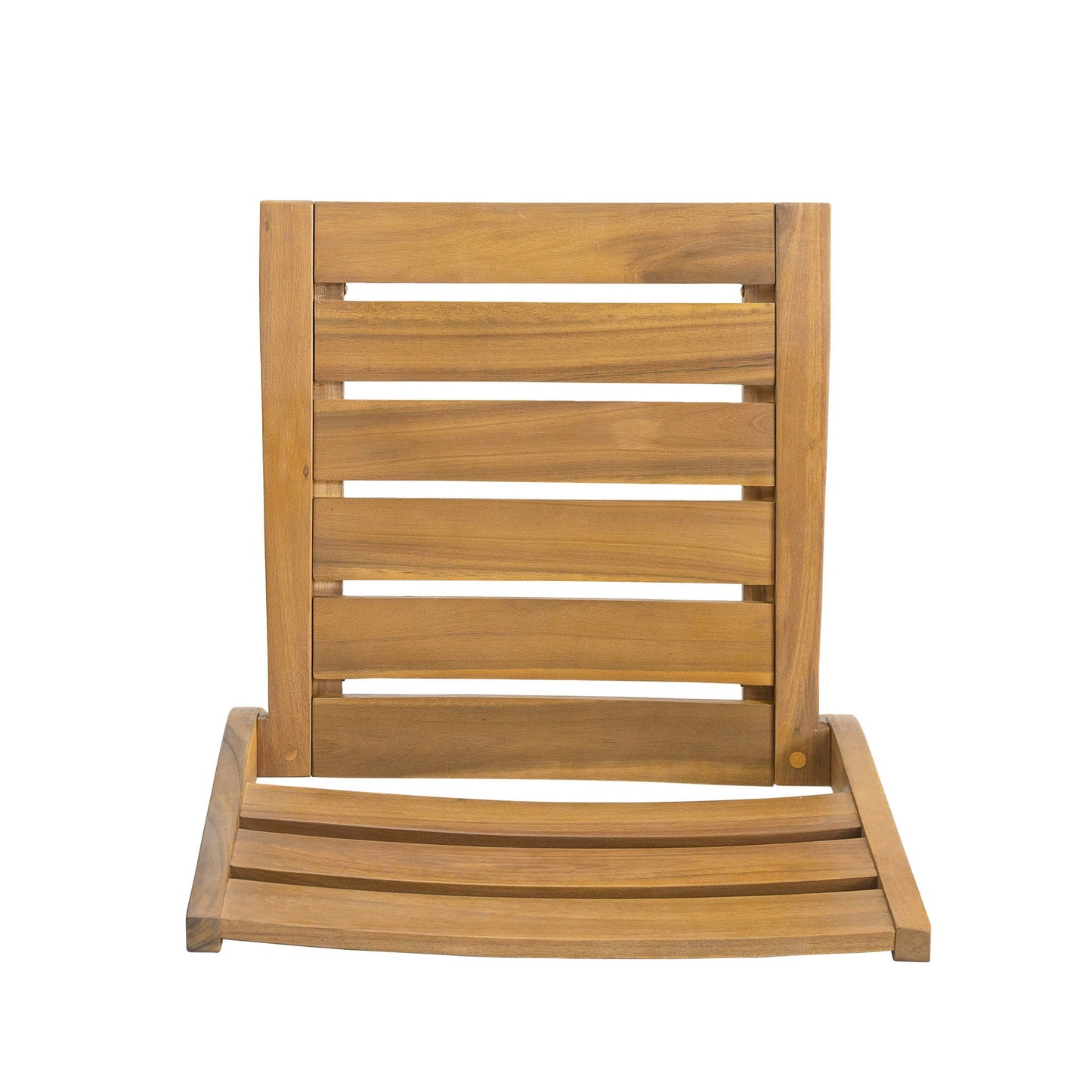 Outdoor Dining Side Chair (Set of 2) - Teak Finish