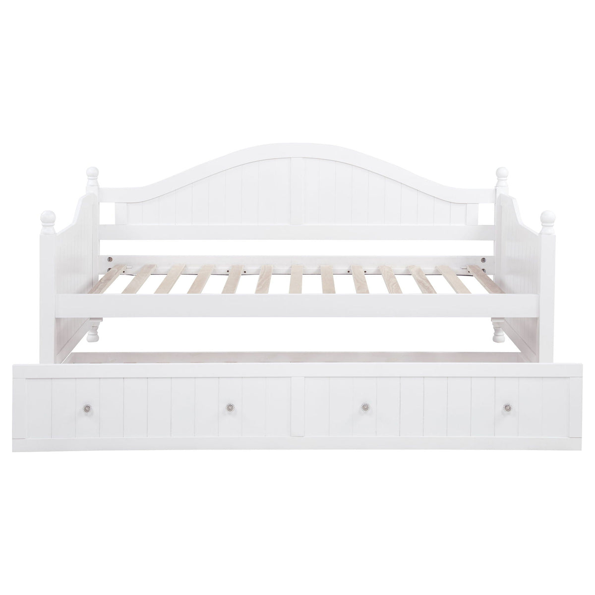 Julie Ann Wood Twin Daybed with Trundle White